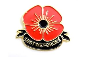 MILITARY SURPLUS British Military Lest We Forget Pin Badges- Various Styles