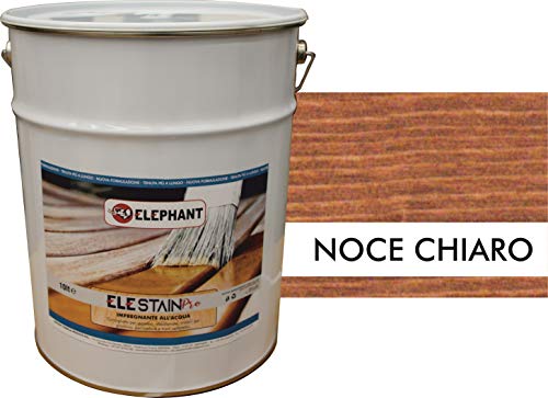 ELE STAIN PRO 10lt | Impregnante per legno all'acqua wood esterno (Noce Chiaro)