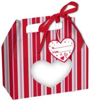 Valentine ~ Candy Stripe Treat Boxes