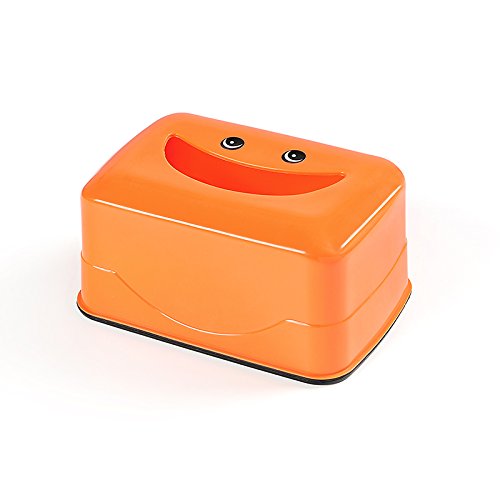 Preisvergleich Produktbild KHSKX-Familie Einfach Lächeln Aus Plastik, Papier - Box, Wohnzimmer Tee Tabelle Schreibmaschinenpapier Box "- Box, Papier Kiste,Orange