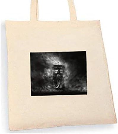 Doctor Who Tote bag. Beige cotton bag, Cotton Tote Bag, Can be used as a bag for life shopping bag, handbag, fashion bag, school bag, beach bag, shoulder bag.