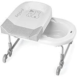 Brevi - Cambiador y bañera para bebé 594 Bianco
