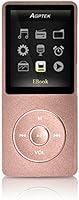 AGPTek Ultra-longue autonomie en veille jusqu'&agrave; 70 heures Lecteur MP3 avec Ecran de 1.8" (soutien la carte m&eacute;moire de 64Go), Or Rose