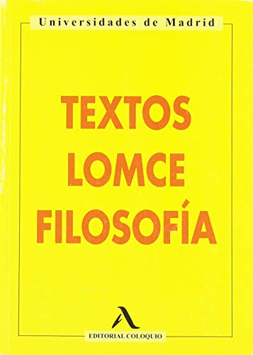 Textos lomce filosofía