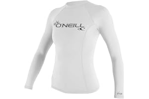 O'Neill Basic Skins Womens Long Sleeve Rash Vest - White