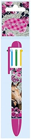 Horses ballpoint pen 6 colours Multi-Coloured writing