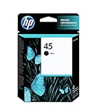 1 cartucho por paquete HP 51645AE 45 Cartucho de Tinta Original, 1 unidad, negro