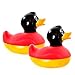 Produktbild 2x Deutschland Badeente, Germen Quietscheente Quietscheentchen Plastikente Gummiente …