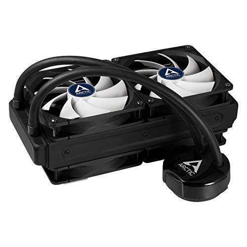ARCTIC - Liquid Freezer 240 - Sistema refrigeración líquida I Incluye 4 ventiladores F12 PWM PST I Compatible Intel y AMD - color negro