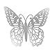Produktbild TianranRT 12PCS Schmetterling Spiegel Dekoration Zuhause Zimmer Kunst 3D DIY Wand Aufkleber (D)