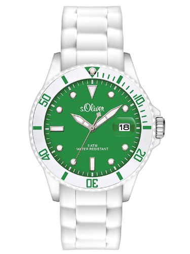s.Oliver Damen-Armbanduhr Analog Quarz Silikon SO-2710-PQ s.Oliver Damen-Armbanduhr Analog Quarz Silikon SO-2710-PQ