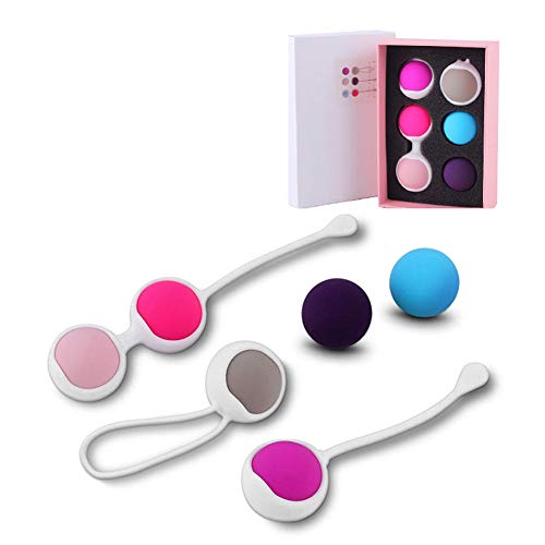 Kegel Balls establece bolas de Ben Wa para principiantes y avanzados - Doctor Recomendado para mujeres Control de vejiga y ejercicio de suelo pélvico Massge Balls