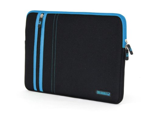 COOL BANANAS RainSuit Stripes Tasche passgenau für MacBook Pro 15 Zoll mit Retina Display | Sleeve | Hülle aus hochwertigem Neopren für perfekten Schutz | leicht zu reinigen | Farbe Blau (MacBook Retina 15, Blau) - 3