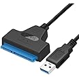 iTAP USB 3.0 to SATA 2.5" HDD/SSD Adapter, Fast Charging, 20cm SATA to USB 3.0 External Converter and Cable