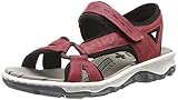 Antistress Rieker Damen 68879-35 Geschlossene Sandalen, Rot (Rot/Schwarz 35), 38 EU