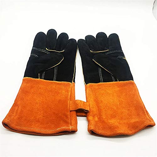 spécifications ZIYEYE 2 Paires de Gants de Protection Contre Le Travail en Peau de Vache pour Barbecue