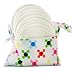 Serenity Bamboo Washable Organic Bamboo Nursing Pads 8 pack (4 pair) with Laundry Bag - Natural and Reusable, Ultra Soft, and Super Absorbent for the Ultimate Luxury Breast Pad