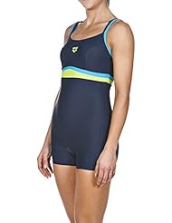 Arena Combishort Celebrity Bañador, Mujer, Azul (Navy / Turquoise), 40