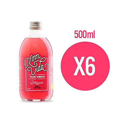 Té Kombucha - Pack 6x500ml - Frutos rojos