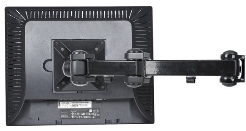 MANHATTAN Dual LCD TFT Monitor Tischhalterung mit 2 Armen für 2 Displays 420808 schwarz - 3