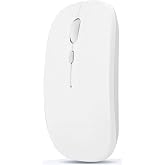 Microcase 1600 DPI Şarj Edilebilir 2.4 GHz &Ccedil;ift Modlu Bluetooth Kablosuz Mouse - AL2675 Beyaz