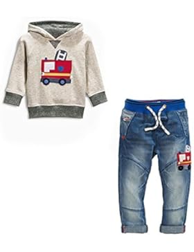 IHRKleid® Zwei Stück Classic Kinder Kapuzen-Sweatshirt + Jeans 2017 Frühling Kids Hooded Sweat