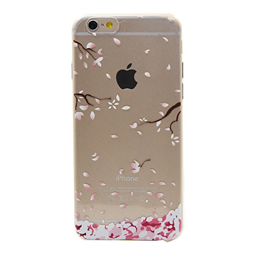 Funda iPhone 6 PLUS 6S PLUS AllDo Carcasa Silicona Caucho Funda Transparente Clara Soft Slim Case Cover Bumper Carcasa Protectora Funda Blanda Suave Flexible Caja Ultra Delgado Ligero Casco Anti Rasgu os Anti Choque - Flores de Cerezo Funda iPhone 6 PLUS 6S PLUS AllDo Carcasa Silicona Caucho Funda Transparente Clara Soft Slim Case Cover Bumper Carcasa Protectora Funda Blanda Suave Flexible Caja Ultra Delgado Ligero Casco Anti Rasgu os Anti Choque - Flores de Cerezo