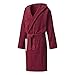 Produktbild adidas 3-Streifen Bademantel Mystery Ruby/White, S