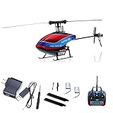 KOMPLETT-FLUGFERTIG INKLUSIVE MEGA-SET: 6-Kanal Hubschrauber + 7-Kanal 2.4GHz Pro Fernsteuerung + 2x AKKU + MEGA-ERSATZTEIL-SET