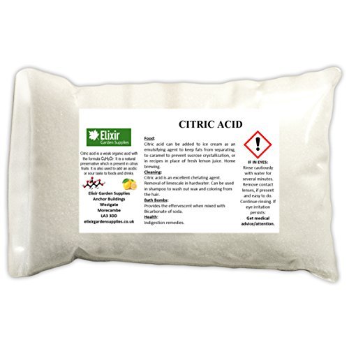 Elixir Pure Citric Acid |Food Grade | 250g,500g,1kg,2kg,5kg,10kg,25kg
