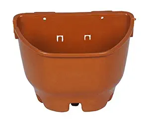 Cappl Verticell Vertical Garden Wall Hanging Pot (Pack of 3,Terracotta)