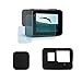 Produktbild SHOOT Packung mit 2 LCD-Display Schutzfolie + schwarz weichem Gummi Silikon Tasche für Gopro Hero (2018)/6/5 Action-Kamera Len Protector