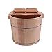 Produktbild Fußbad Eimer Fass mit Deckel Haushalt Massage Runde Barrel Holz