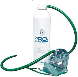 Pro2 Sauerstoff Atemhilfe 22 Liter Flasche Oxygen Professional Amazon De Sport Freizeit