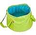 Produktbild Faltbare Bewegliche Basin Reise Außen Eimer Reise Waschbecken Spielraum-Speicher-Waschbecken 15L,Green