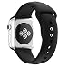 Produktbild myqyiyi Silikon-Armband Intelligente Uhr für Apple Watch Series 3 38 mm Schwarz