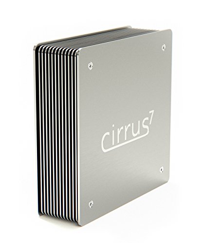 cirrus7 nimbus v2 – lautloser, lüfterloser mini-PC – passiv gekühlt – Intel Celeron G3930T (35W TDP), 2.7GHz – 8GB DDR4 RAM – 120GB SSD – Ubuntu Desktop 16.04 LTS - 2