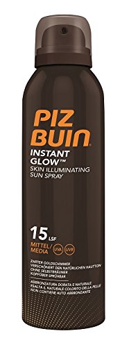 Piz Buin Instant Glow Skin Illuminating Sun Spray LSF 15, 1er Pack (1 x 150 ml)