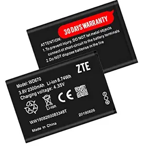 WD670 for Airtel 4g Hotspot Zte Wipod Dongle JIofi 2 Battery Original with 3 Months Warranty.
