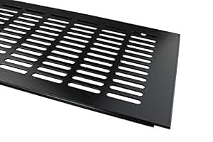 Aluminium Stegblech 130 Mm Breit, Schwarz Pulverbeschichtet – Verschiedene Längen 300-2000 Mm
