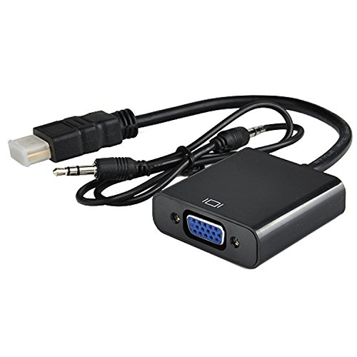 Pruthvik™ New Hdmi to Vga Converter Adapter 1080P with 3.5mm Audio HD Cable Video Cable Converter Adapter for PC Desktops Laptops Power-Free MHL Support - Black - 2 Years of Warranty RS.398 (92.00% Off) - Amazon Pruthvik™ New Hdmi to Vga Converter Adapter 1080P with 3.5mm Audio HD Cable Video Cable Converter Adapter for PC Desktops Laptops Power-Free MHL Support - Black - 2 Years of Warranty RS.398 (92.00% Off) - Amazon