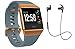 Produktbild Fitbit Ionic Health & Fitness Smartwatch, GPS, Blau Orange, inkl. Bluetooth Headset