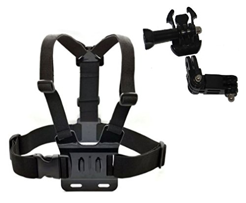 Set-of-3-main-accessories-Chest-Head-Wrist-Strap-for-Kitvision-Escape-4KW-HD5W-HD5-Action-Camera-Generic-Compatible-with-Kitvision-Escape-action-camera