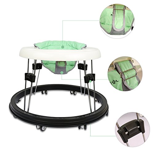 Fascol faltbar Lauflernhilfe / Babyschaukel Baby Walker Lauflernwagen Gehhilfe 36-42cm - 9