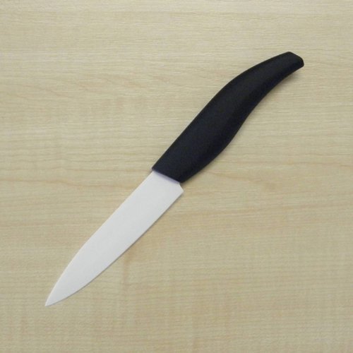 2-TECH Keramikmesser 10 cm Klingenlänge mit ergonomischem Griff
