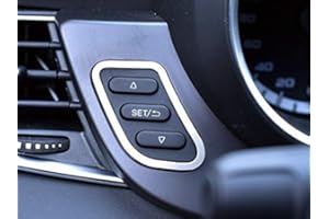 AUTOCOVR Cubierta De Acero para Alfa_Romeo GIULIETTA - 1 Pieza Alineación de luces Marco Inox Metal Cepillado Interior Decoración Personalizados Hechos a Medida Tuning