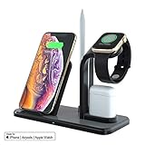 ###[Material] Hergestellt aus ABS-Material, umweltfreundlich und umweltfreundlich. Der Standfuß für die iPhone-Uhr ist aus einer hochwertigen Aluminiumlegierung mit raffiniertem Polieren gefertigt und sorgt für eine solide Verarbeitung, hervorgehobene Kanten und glatte Oberflächen. Die rutschfeste Auflage an der Unterseite des iwatch-Ladestativs erhöht die Stabilität des gesamten Geräts. Das kratzfeste Gummi und die TPU-Rückseite am Dock schützen Ihre iWatch und Ihr iPhone vor Kratzern.