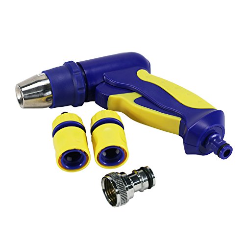 Hochdruck Garten Handbrause Mit gelber Schnellkupplung, Am besten geeignet für Rasen, Pflanzen & Sträucher, Autowäsche - 3