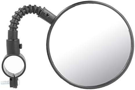 Oramics Mirror for Bike Adjustable Goose Neck Mirror Diameter 85 mm for Moped, Pram E-Bike Trolley