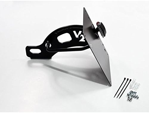 Bracket for license plate, side mount, HD FXD